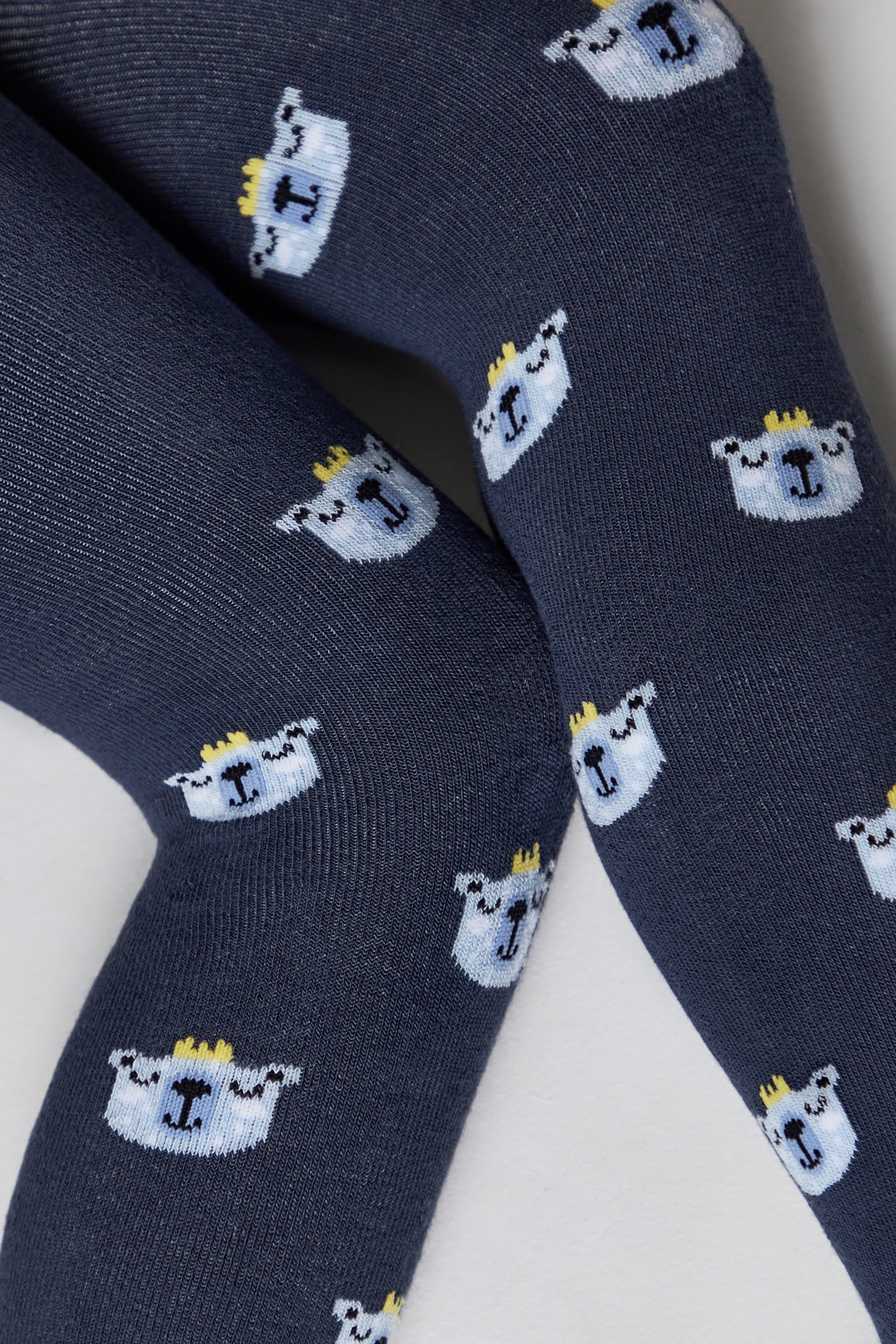 TheRanok.com Conte-Kids Cotton Terry Tights - Sof-Tiki 519 — detail close-up