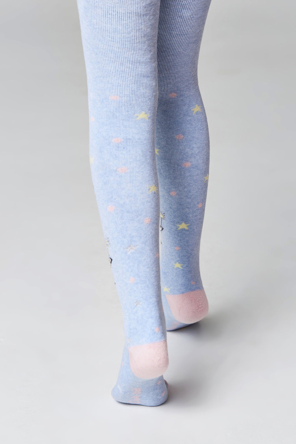 TheRanok.com Conte-Kids Cotton Terry Tights - Sof-Tiki 521 — side view