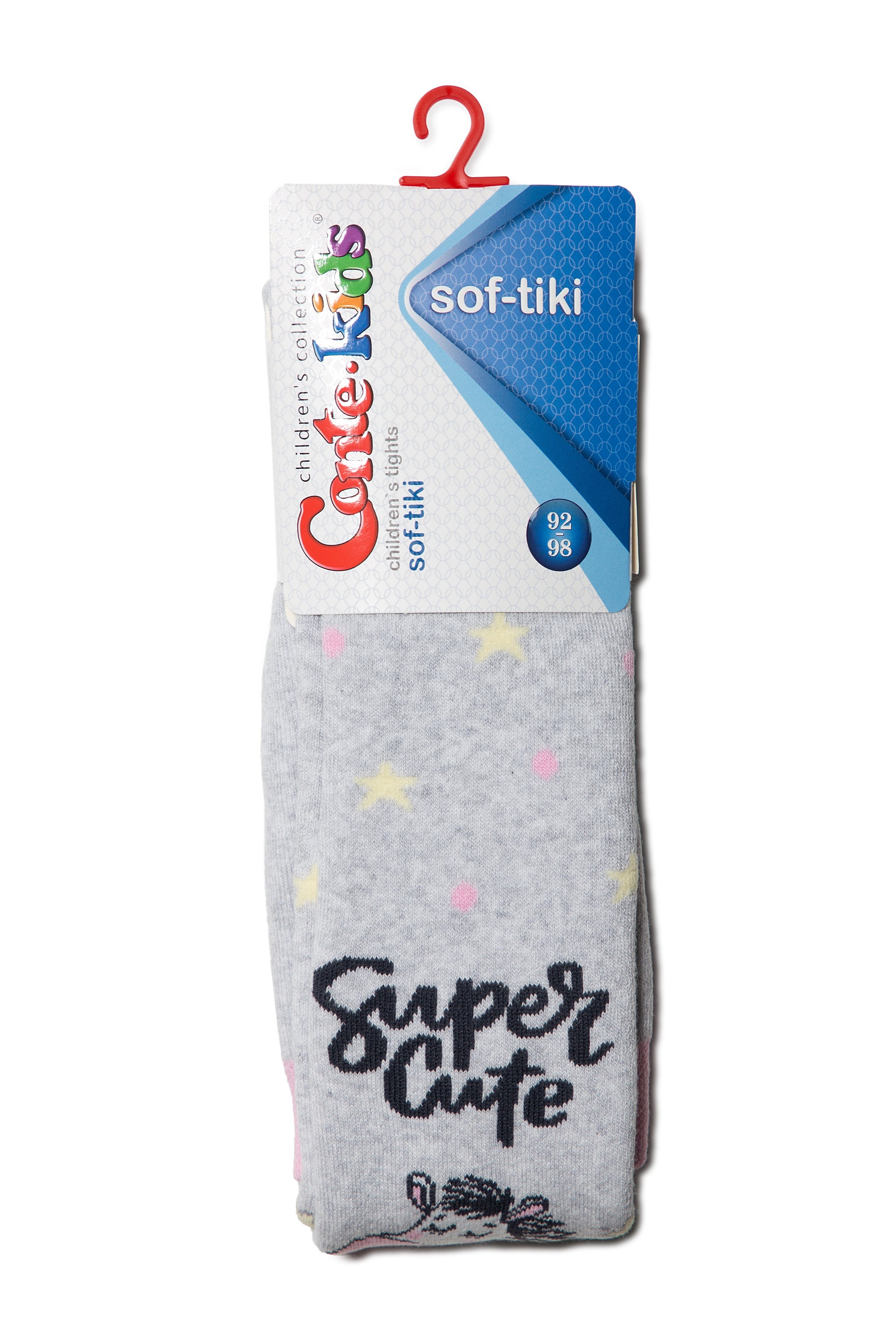 TheRanok.com Conte-Kids Cotton Terry Tights - Sof-Tiki 521 — alternative angle