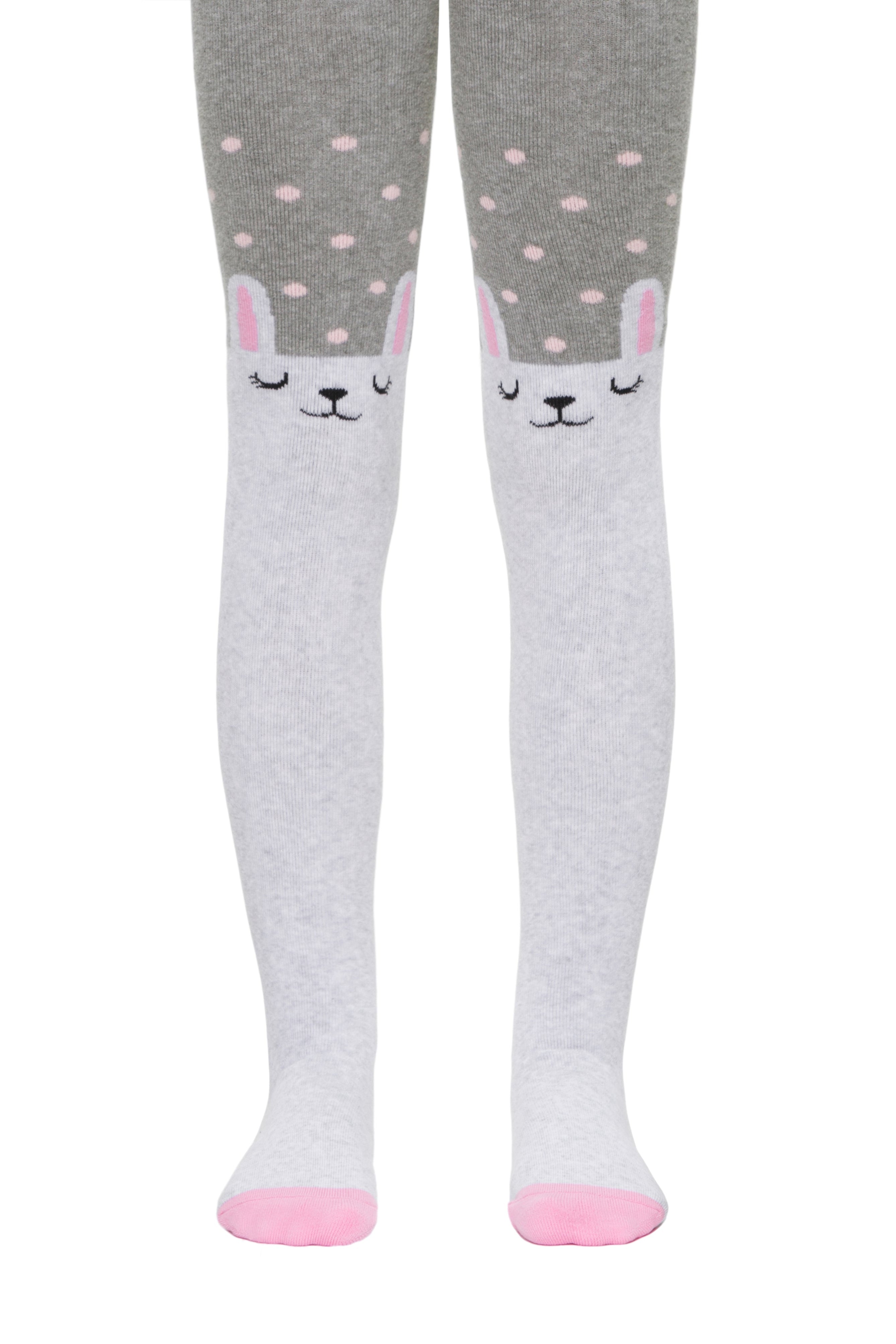 TheRanok.com Conte-Kids Cotton Terry Tights - Sof-Tiki 522 — back view