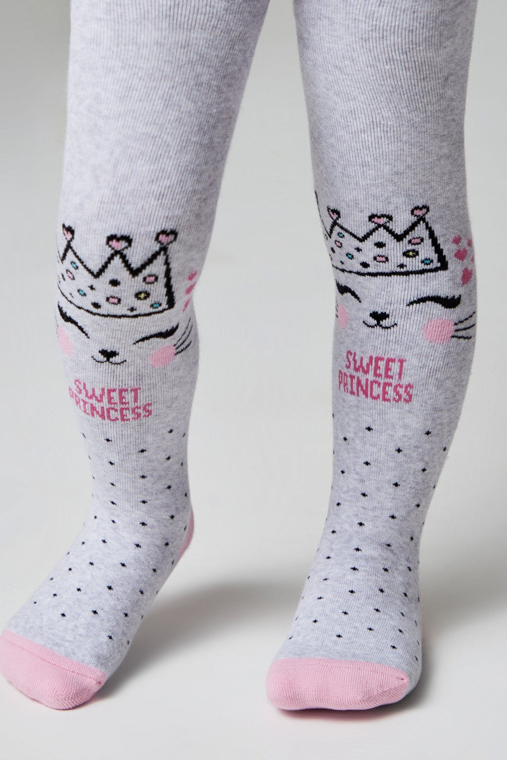 TheRanok.com Conte-Kids Cotton Terry Tights - Sof-Tiki 524 — back view