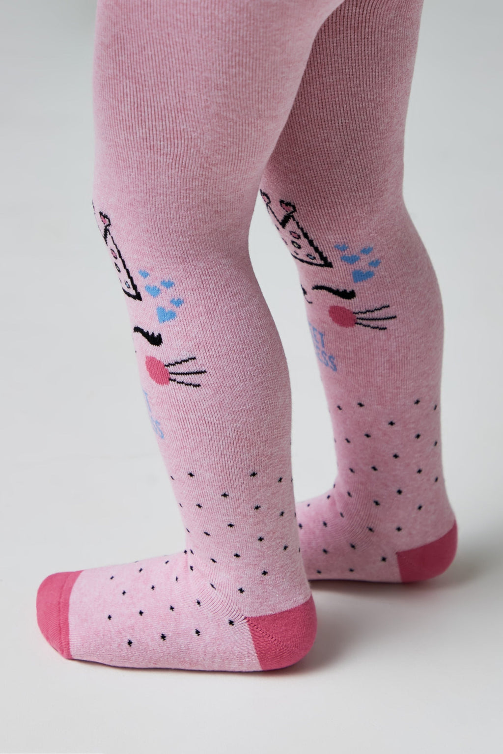 TheRanok.com Conte-Kids Cotton Terry Tights - Sof-Tiki 524 — detail close-up