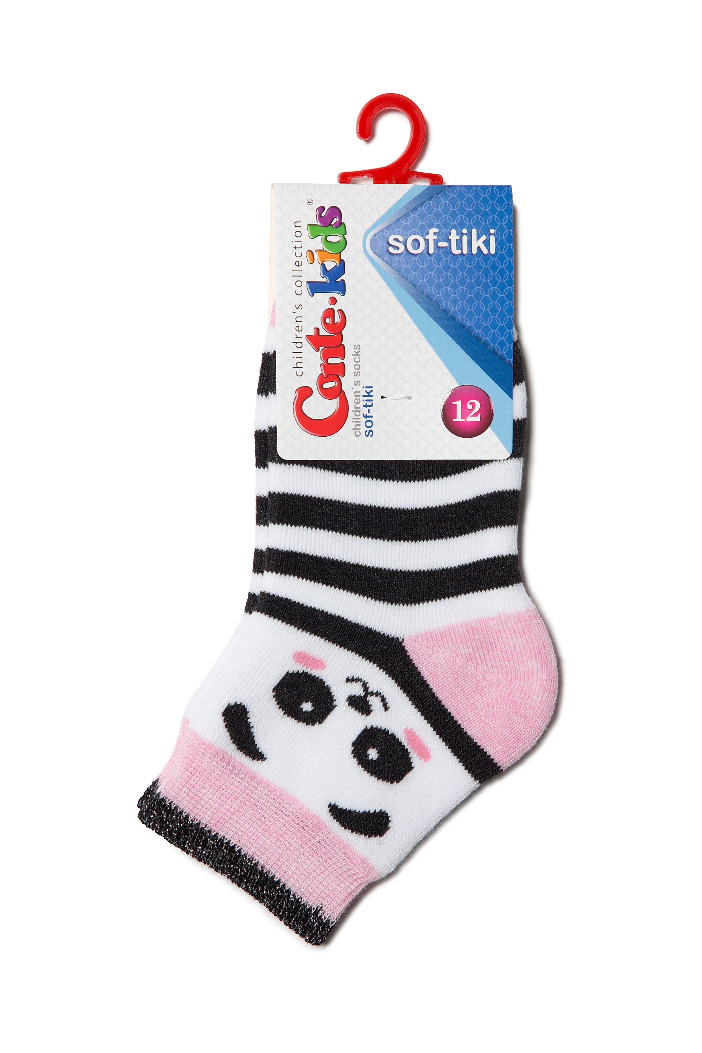 TheRanok.com Conte-Kids Cotton Terry Socks - Sof-Tiki 414 — side view