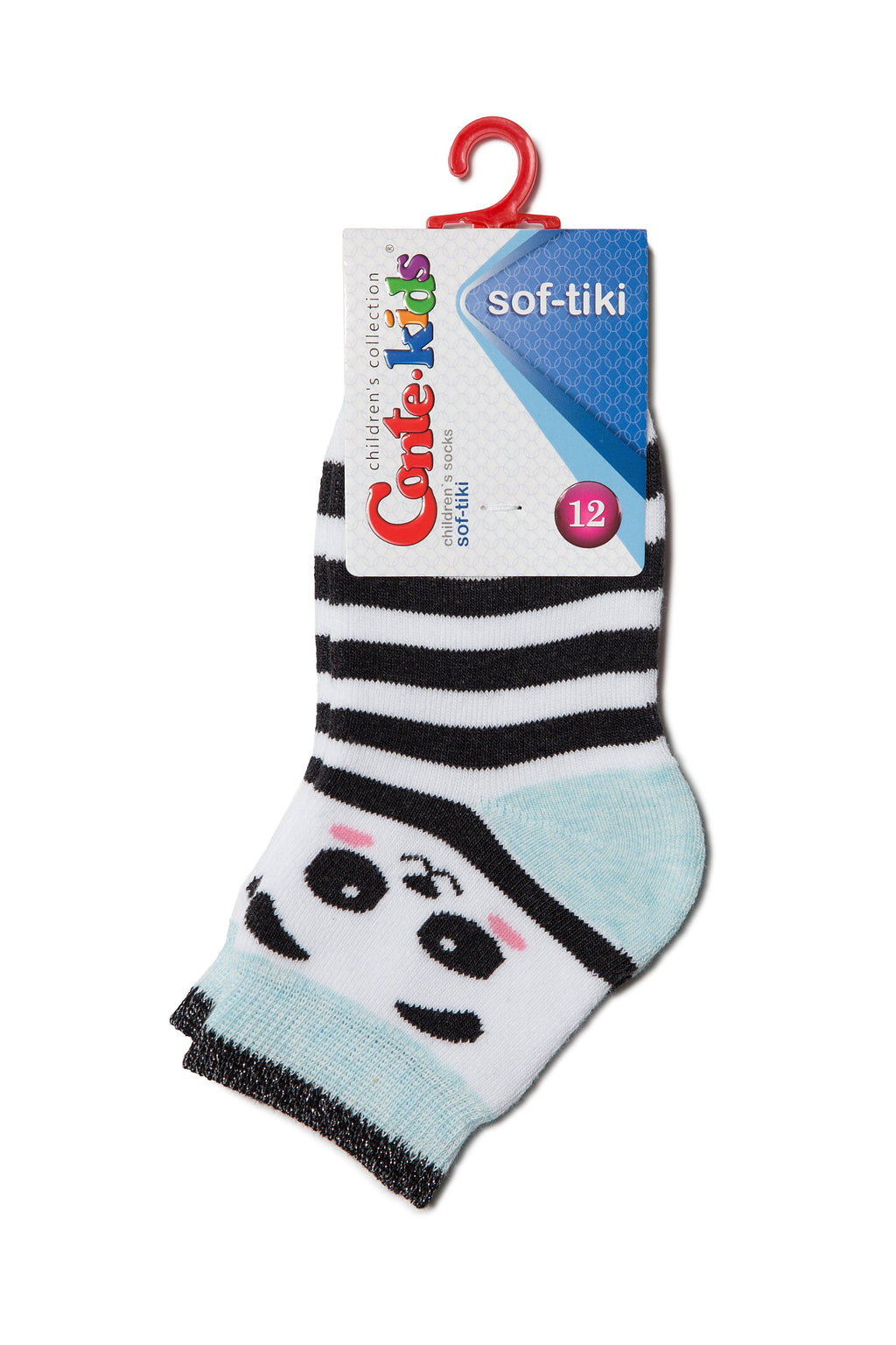 TheRanok.com Conte-Kids Cotton Terry Socks - Sof-Tiki 414 — detail close-up