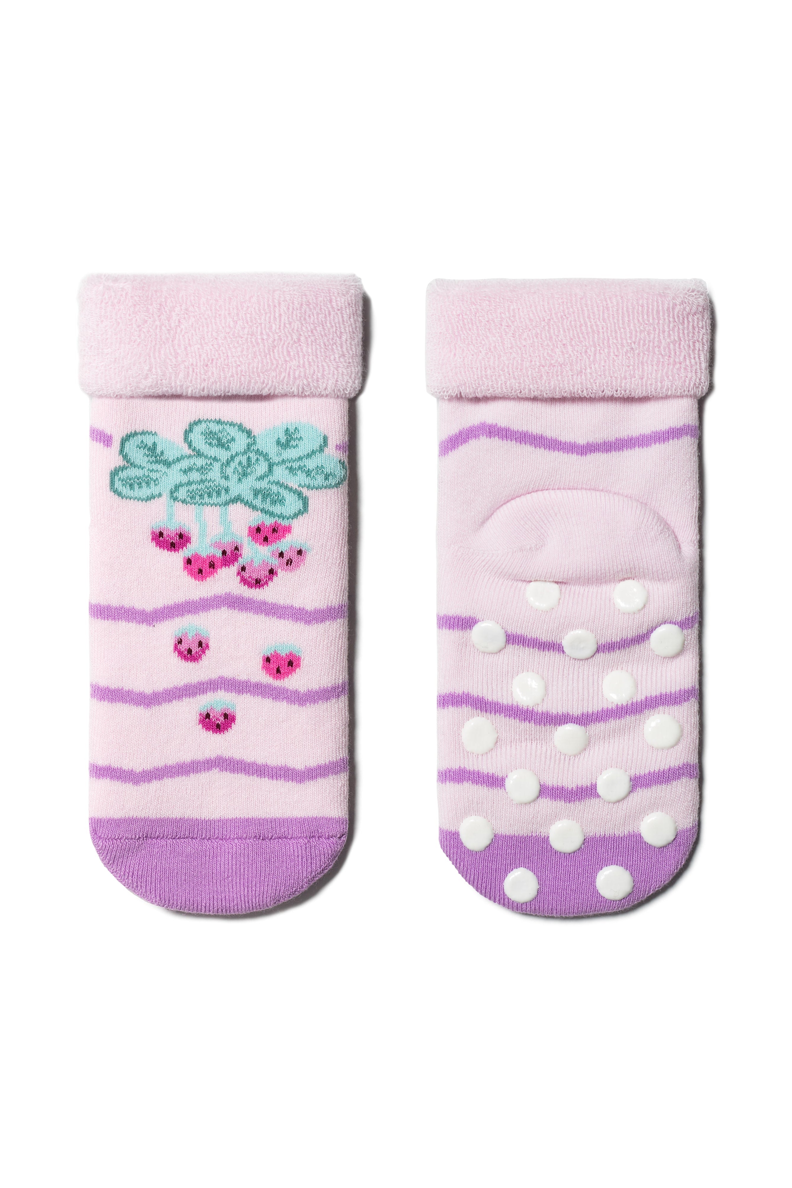 TheRanok.com Conte-Kids Cotton Non-slip Terry Socks - Sof-Tiki 472 — alternative angle