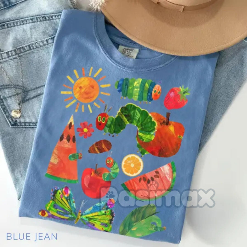 Pasimax Hungry Caterpillar Teacher Shirt — in-use photo
