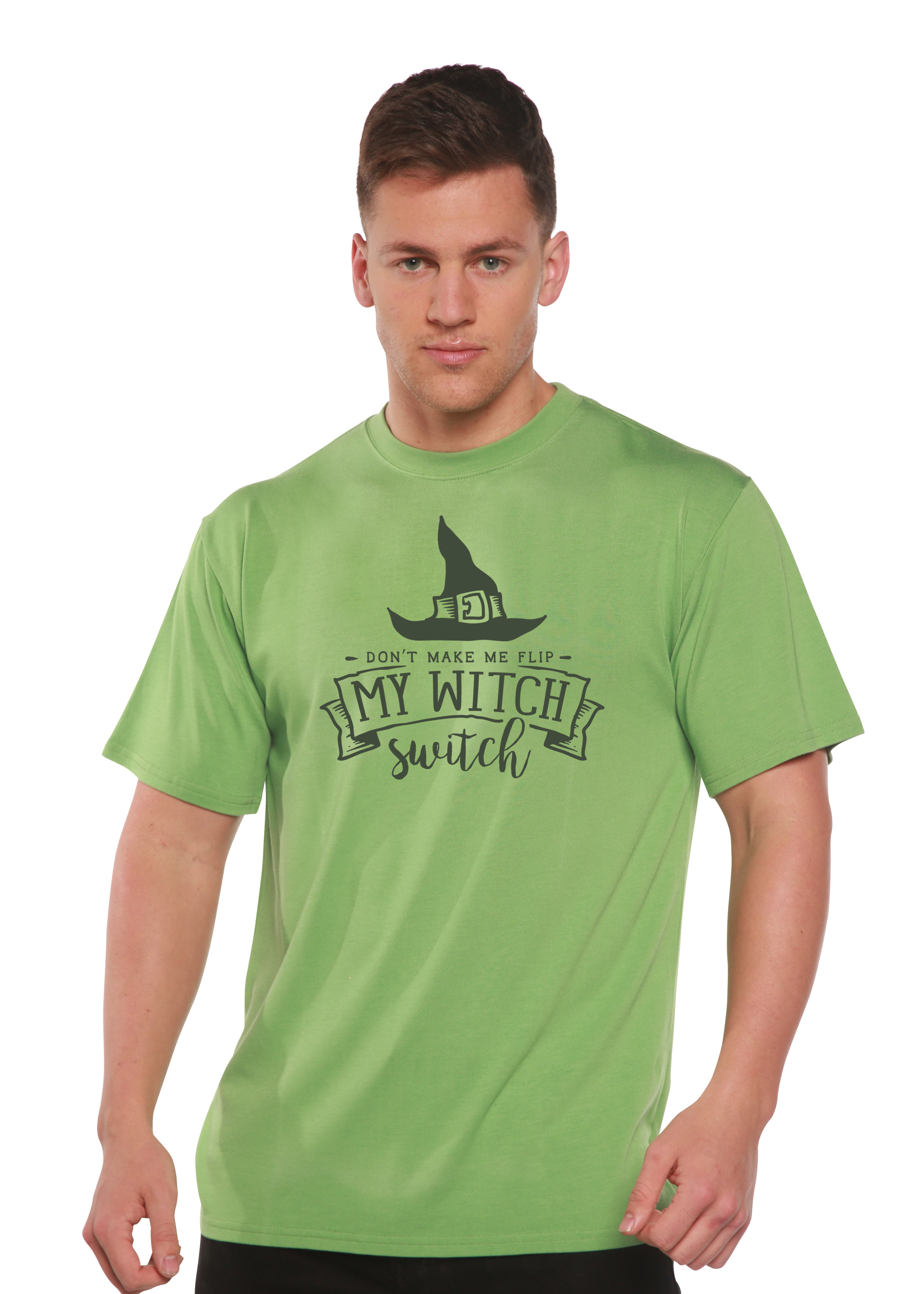 Spun Bamboo My Witch Unisex Bamboo Viscose/Organic Cotton Short Sleeve Graphic T-Shirt — feature highlight