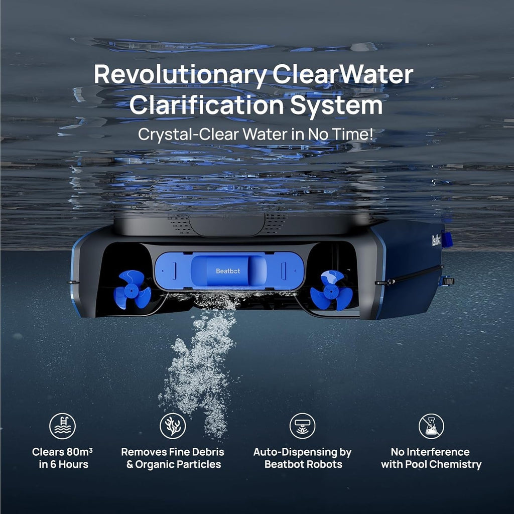 Beatbot AquaSense 2 Robotic Pool Cleaner + Beatbot Robotic Pool Skimmer, view 8