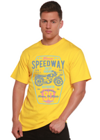 Spun Bamboo Speedway Motorcycle Spun Bamboo® Men's Bamboo Viscose/Organic Cotton Short Sleeve Graphic T-Shirt — in-use photo