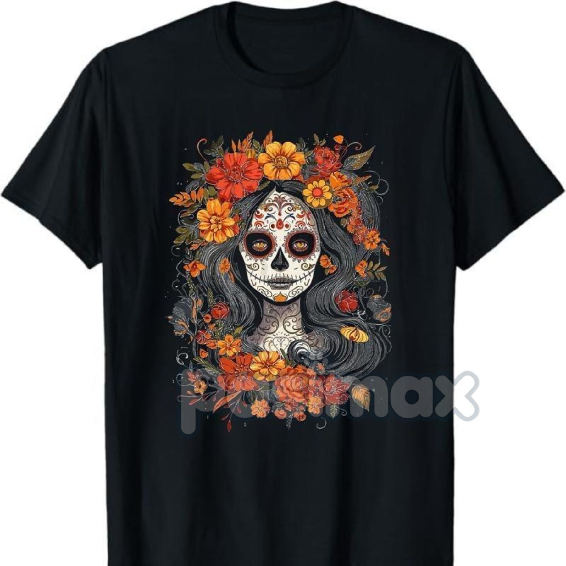 Pasimax Vintage Skeleton Tequila T-Shirt — in-use photo
