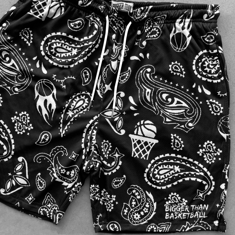 Bigger Than Basketball Court Bandit - Shorts - Black — product category context