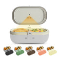 Self-Heating Lunch Box With USB-C Cord and UV LIGHT SANITIZER – Fritaire