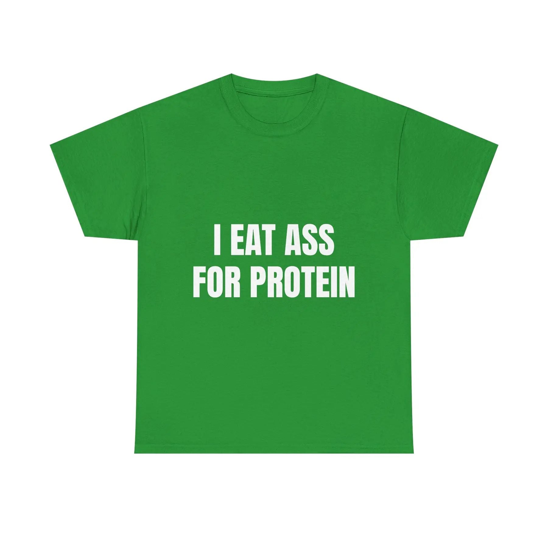 Pasimax "I EAT THIS FOR PROTEIN" Funny T-Shirt — in-use photo