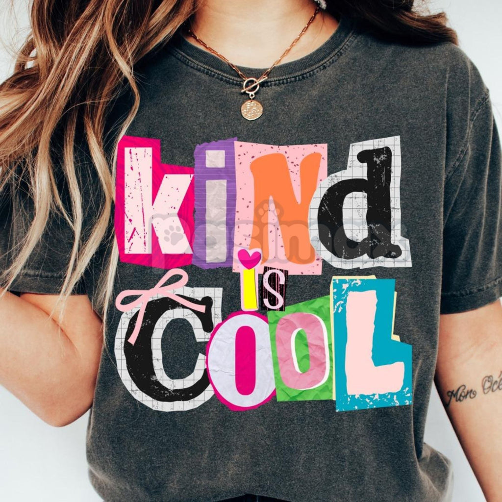 Pasimax Comfort Colors® Christian Faith Y2K T-Shirt – Retro Positivity Collage, Trendy Coquette Aesthetic, Ransom Letter Typo