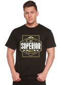 Spun Bamboo Superior Quality Men's Bamboo Viscose/Organic Cotton Short Sleeve Graphic T-Shirt — main product shot
