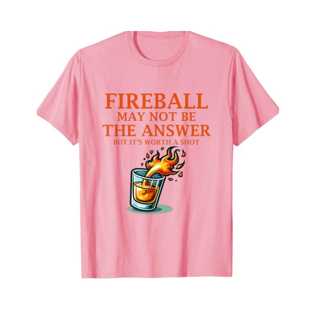 Pasimax Men's "Fireball & Whiskey" Graphic Tee — in-use photo
