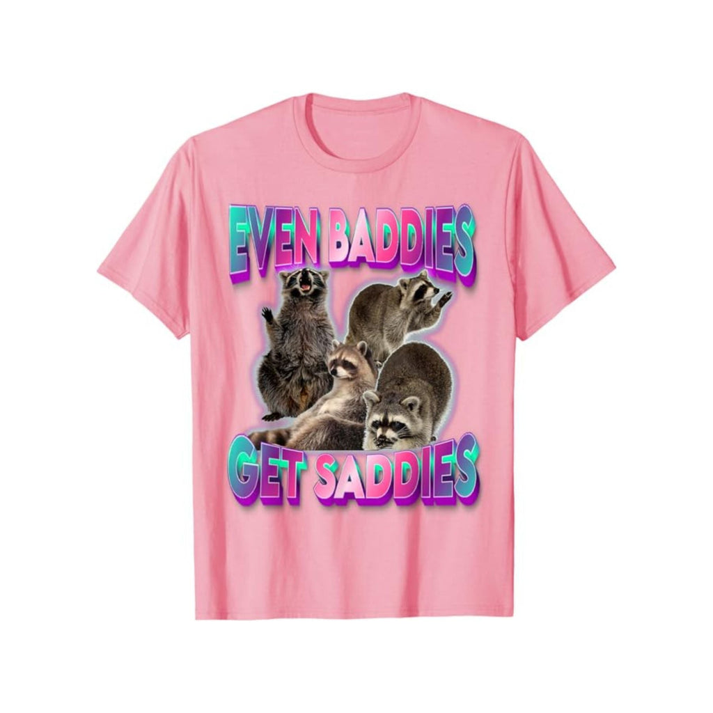 Pasimax "Even Baddies Get Saddies" Meme Tee — in-use photo