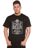 Spun Bamboo Original Beer Men's Bamboo Viscose/Organic Cotton Short Sleeve Graphic T-Shirt — main product shot