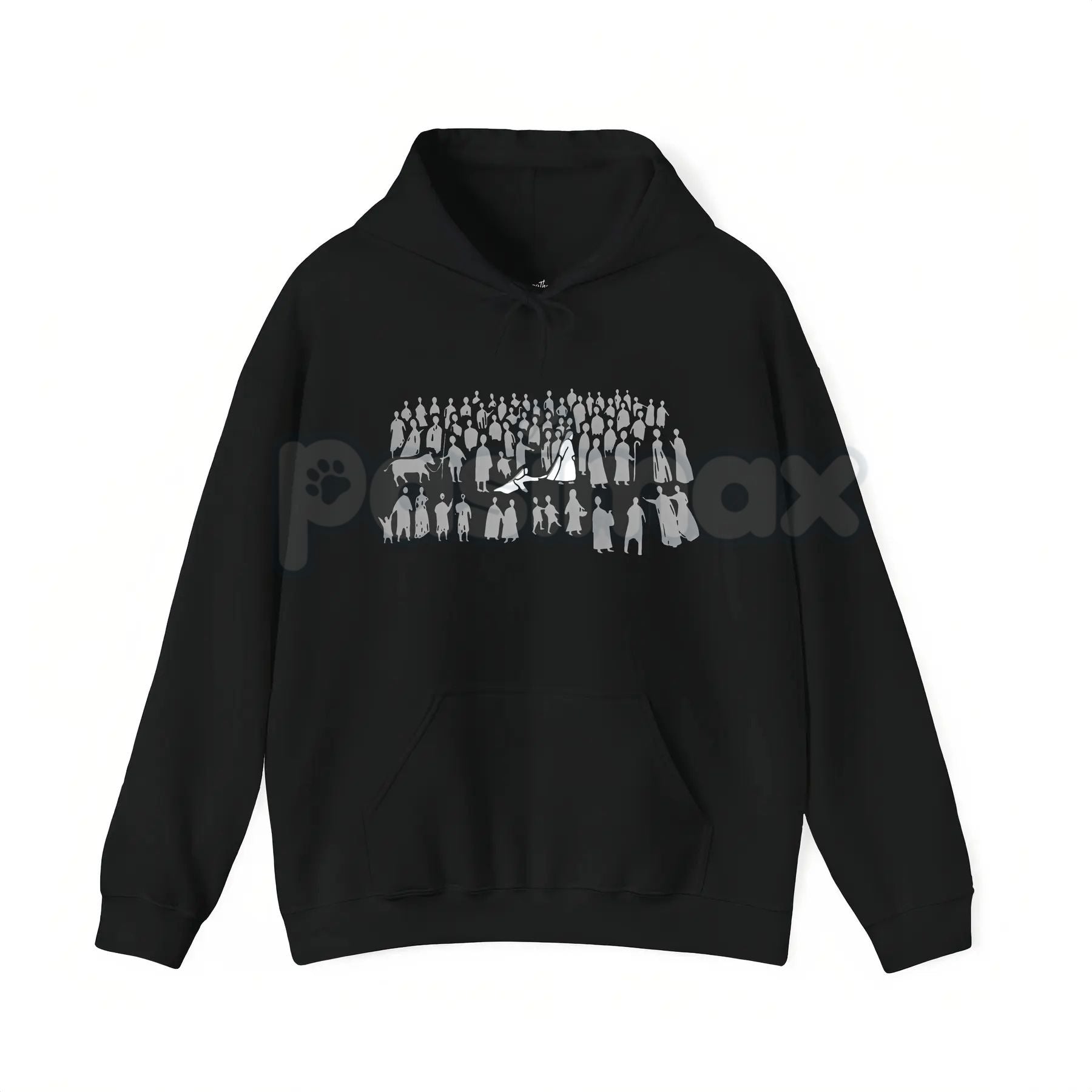Pasimax By His Wounds Christian T-Shirt – Jesus Graphic Hoodie, Faith-Based Sweatshirt & Gospel Apparel — side view