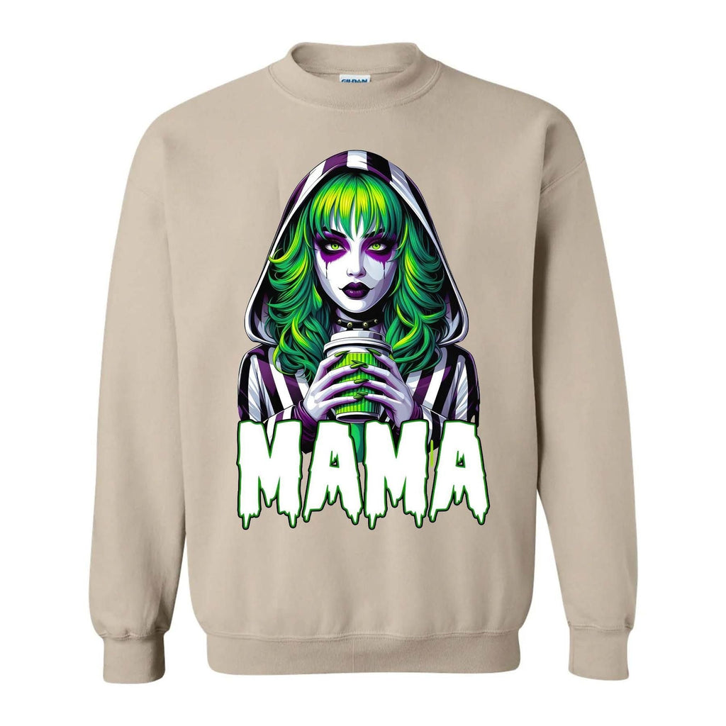 Pasimax Halloween Spooky Mama Sweatshirt – Cool & Funny Mom Gift — in-use photo