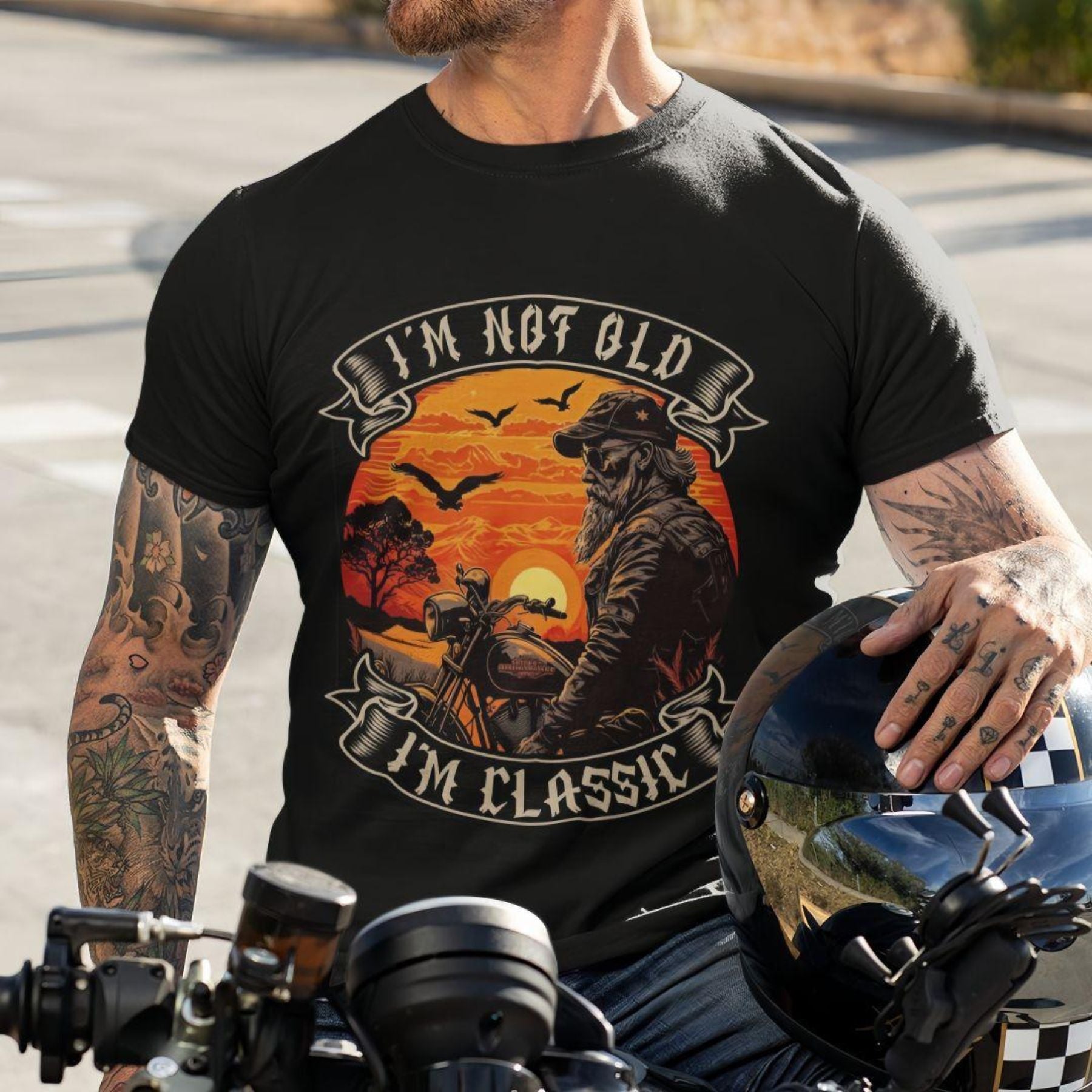 Pasimax New 2025 Men's Printed T-Shirt — in-use photo