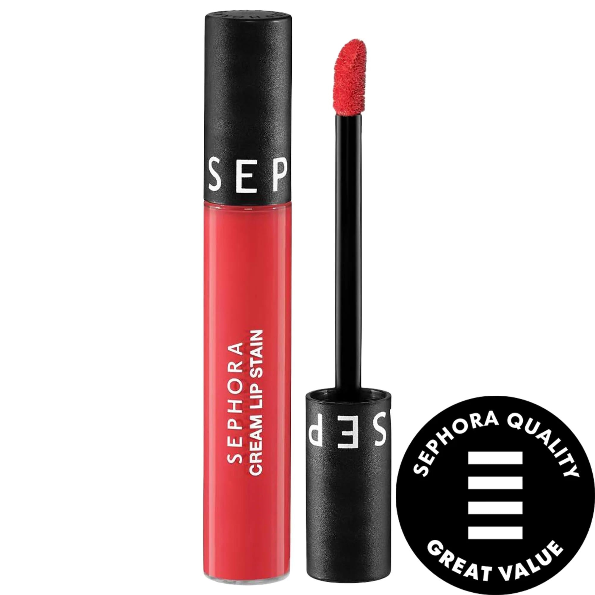 KOSAS Cream Lip Stain - Long-Lasting Hydrating Liquid Lipstick for Vegan Cruelty-Free Cosmetics