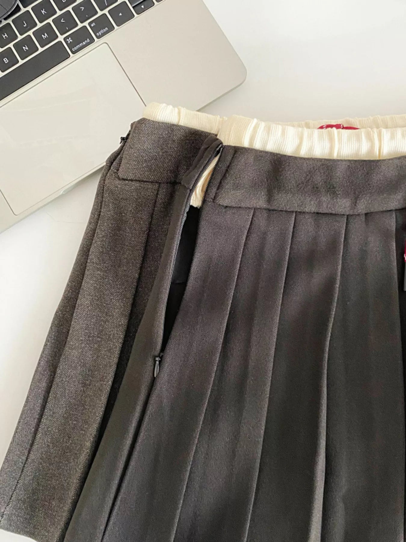 Pleated Mini Skirt