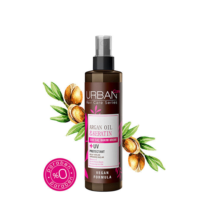 Urban Care Argan Oil Hair Care - Nourishing Liquid Conditioner for Damaged Hair, Paraben-Free, 6.76 fl oz