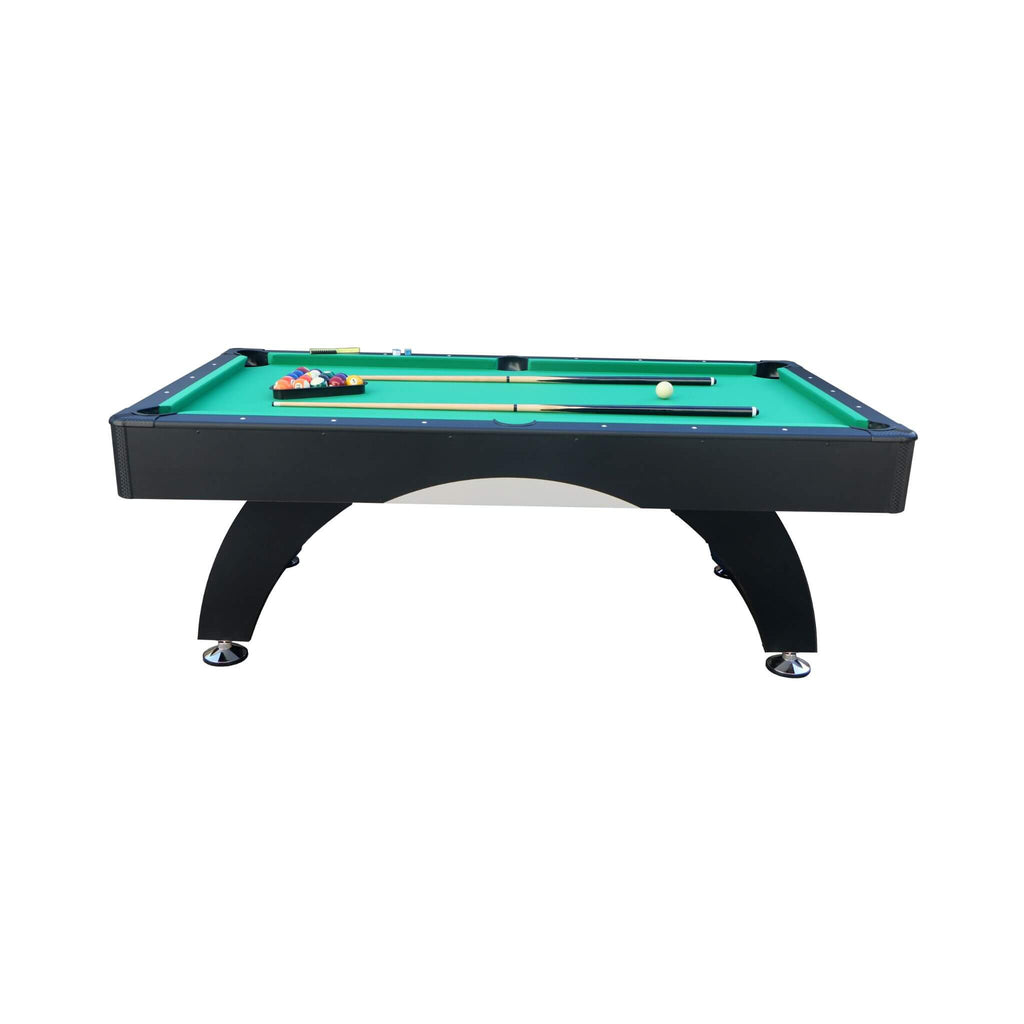 Premium 7FT Black Billiards Game Room Table For Home With Cue Sticks And Billiard Balls (SAK58210) – SAKSBY WHOLESALE, view 5