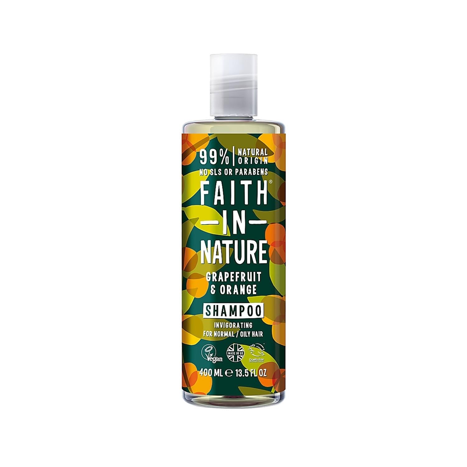 Faith In Nature Grapefruit & Orange Refreshing Shampoo for Dandruff-Prone Hair - 13.53 fl oz