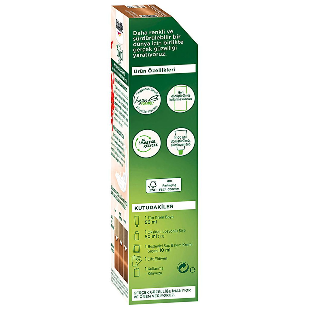 Palette Natural Hair Dye Permanent Light Copper 9-7 - Natural Ingredients for Long-Lasting Color
