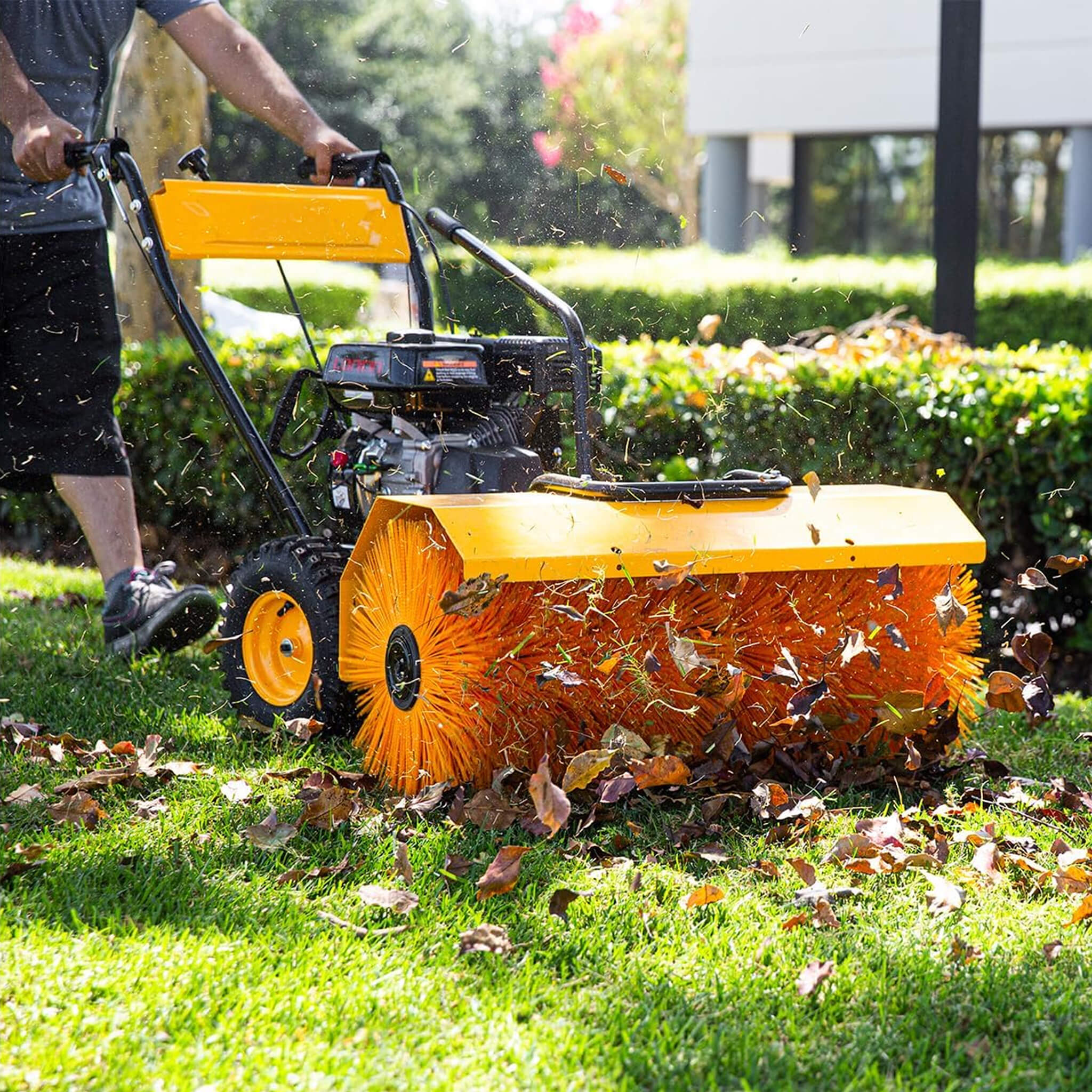 Heavy-Duty 7HP 31-Inch Commercial Walk-Behind Gas-Powered Sweeper (SAK25489) – SAKSBY WHOLESALE, view 5