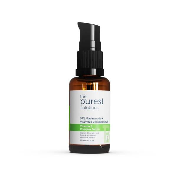The Purest Solutions Vitamin B Complex Serum - Nourishing Skincare for Healthy, Youthful Skin - Hypoallergenic, Paraben-Free, 1.01 fl oz