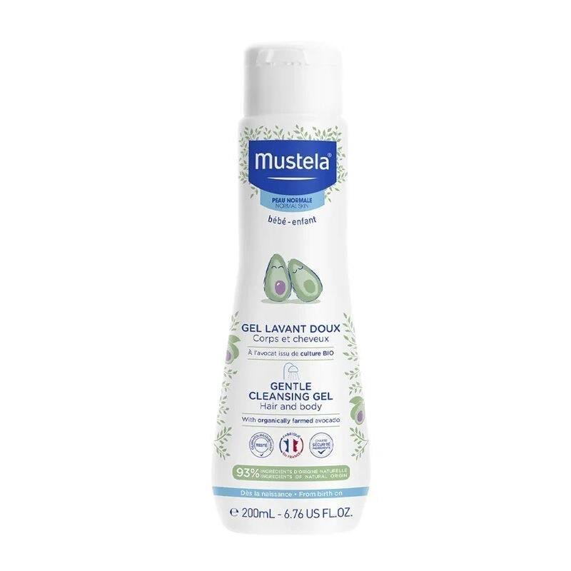 Mustela Gentle Cleansing Newborn Baby Shampoo 200ml - Hypoallergenic, Dermatologically Tested, Gentle Cleansing for Sensitive Skin