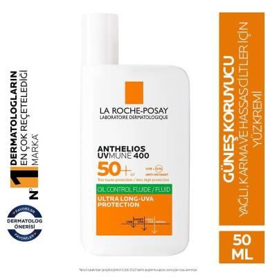 La Roche-Posay Anthelios Oil Control Facial Sunscreen SPF 50+ - UVA/UVB Protection for Oily & Sensitive Skin, Non-Comedogenic, Matte Finish