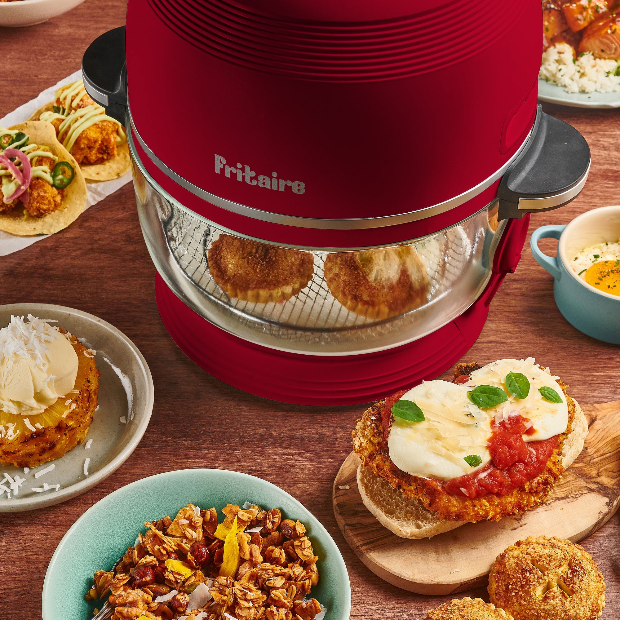 Self-Cleaning Air Fryer™ & Non-Toxic Air Fryer™ - Cherry – Fritaire, view 16