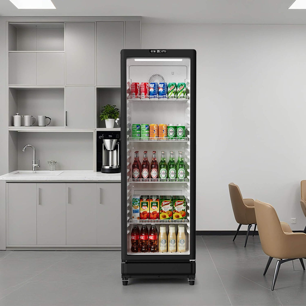 8.5 Cu.Ft Commercial Single Glass Door Beverage Merchandiser Refrigerator (SAK27946) – SAKSBY WHOLESALE, view 8