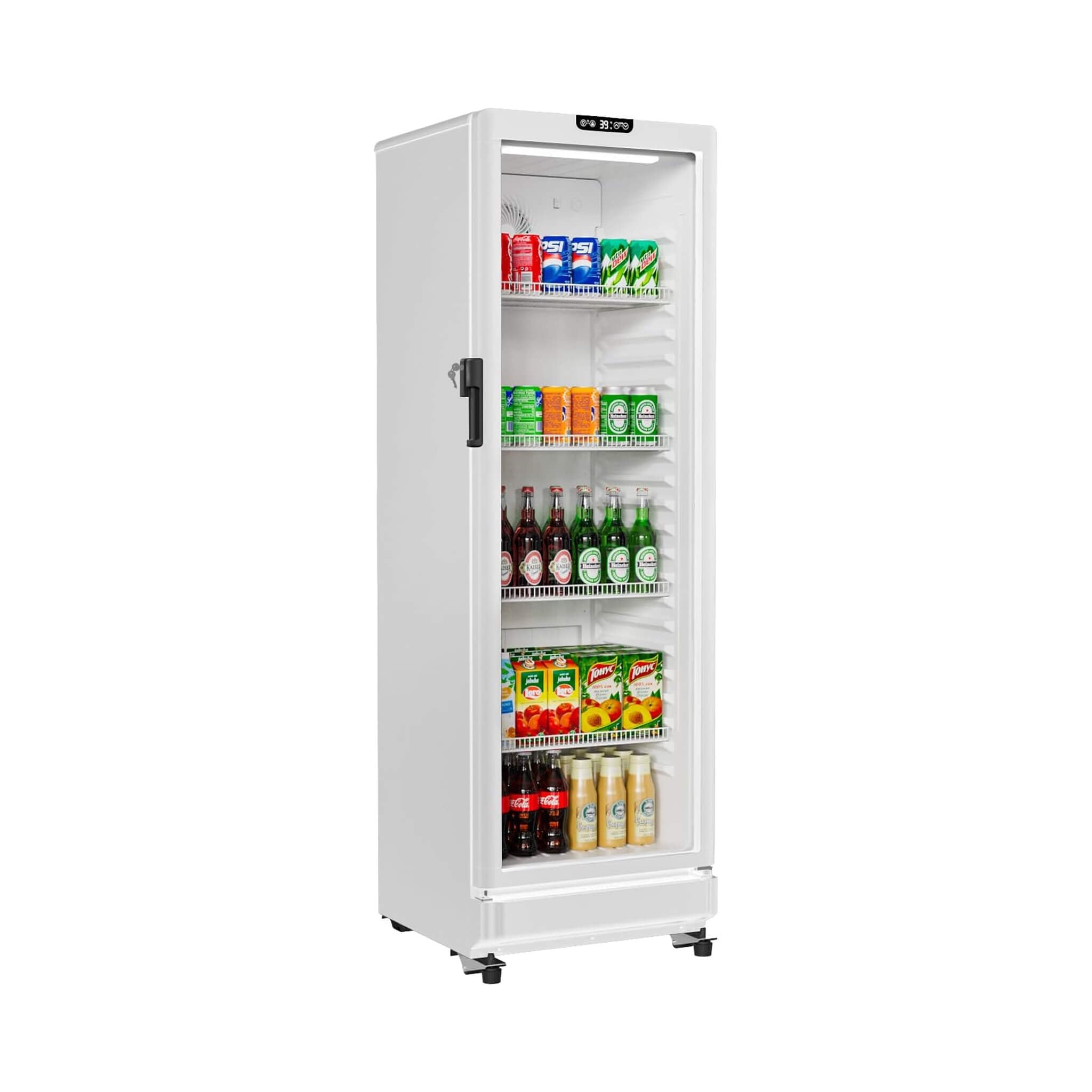 8.5 Cu.Ft Commercial Single Glass Door Beverage Merchandiser Refrigerator (SAK27946) – SAKSBY WHOLESALE, view 10