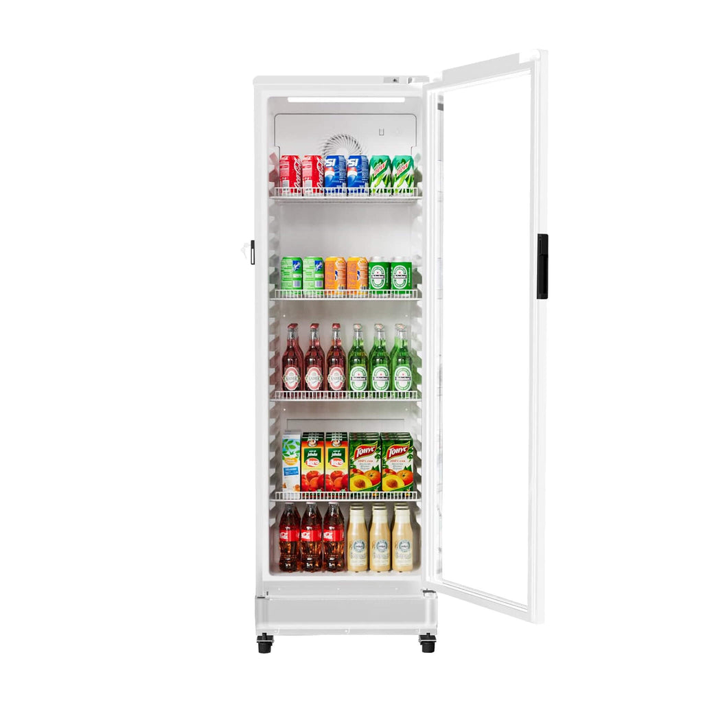 8.5 Cu.Ft Commercial Single Glass Door Beverage Merchandiser Refrigerator (SAK27946) – SAKSBY WHOLESALE, view 3