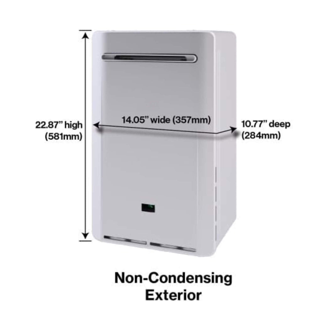 RN 8.5 GPM Indoor 180K BTU Non-Condensing Tankless Natural Gas Water Heater (SAK39176) – SAKSBY WHOLESALE, view 3