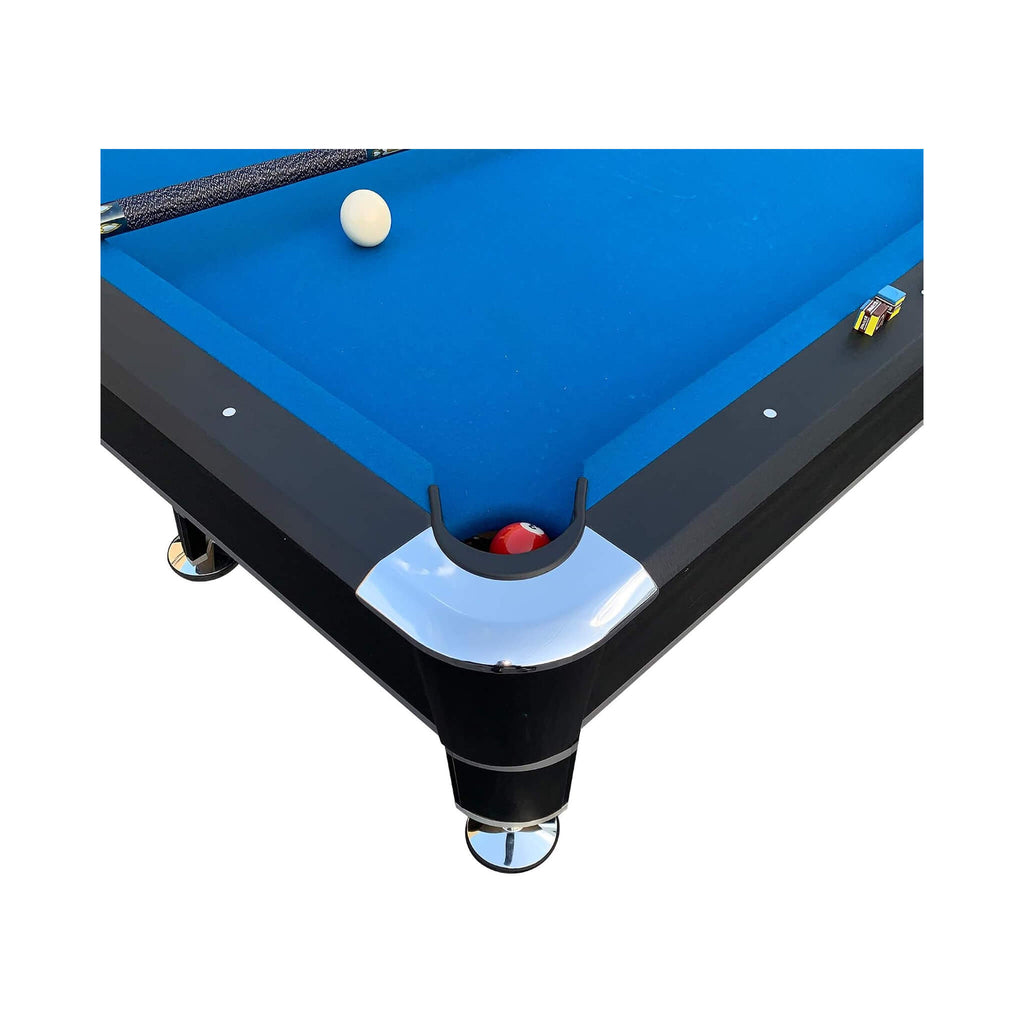 8-Foot Professional Blue Billiard Pool Table With Cues And Balls (SAK31628) – SAKSBY WHOLESALE, view 6