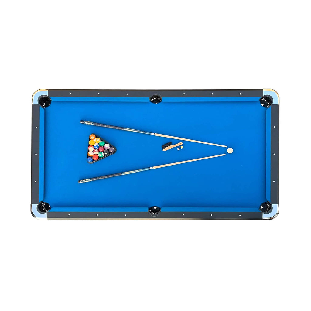 8-Foot Professional Blue Billiard Pool Table With Cues And Balls (SAK31628) – SAKSBY WHOLESALE, view 7