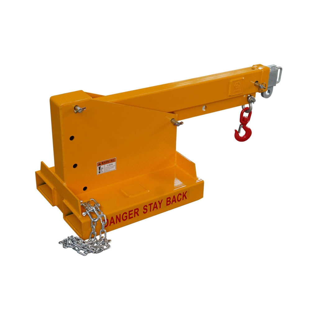 Heavy-Duty 80-Inch 2500KG Fork Mounted Telescopic Jib Boom Forklift Crane (SAK90437) – SAKSBY WHOLESALE, view 4