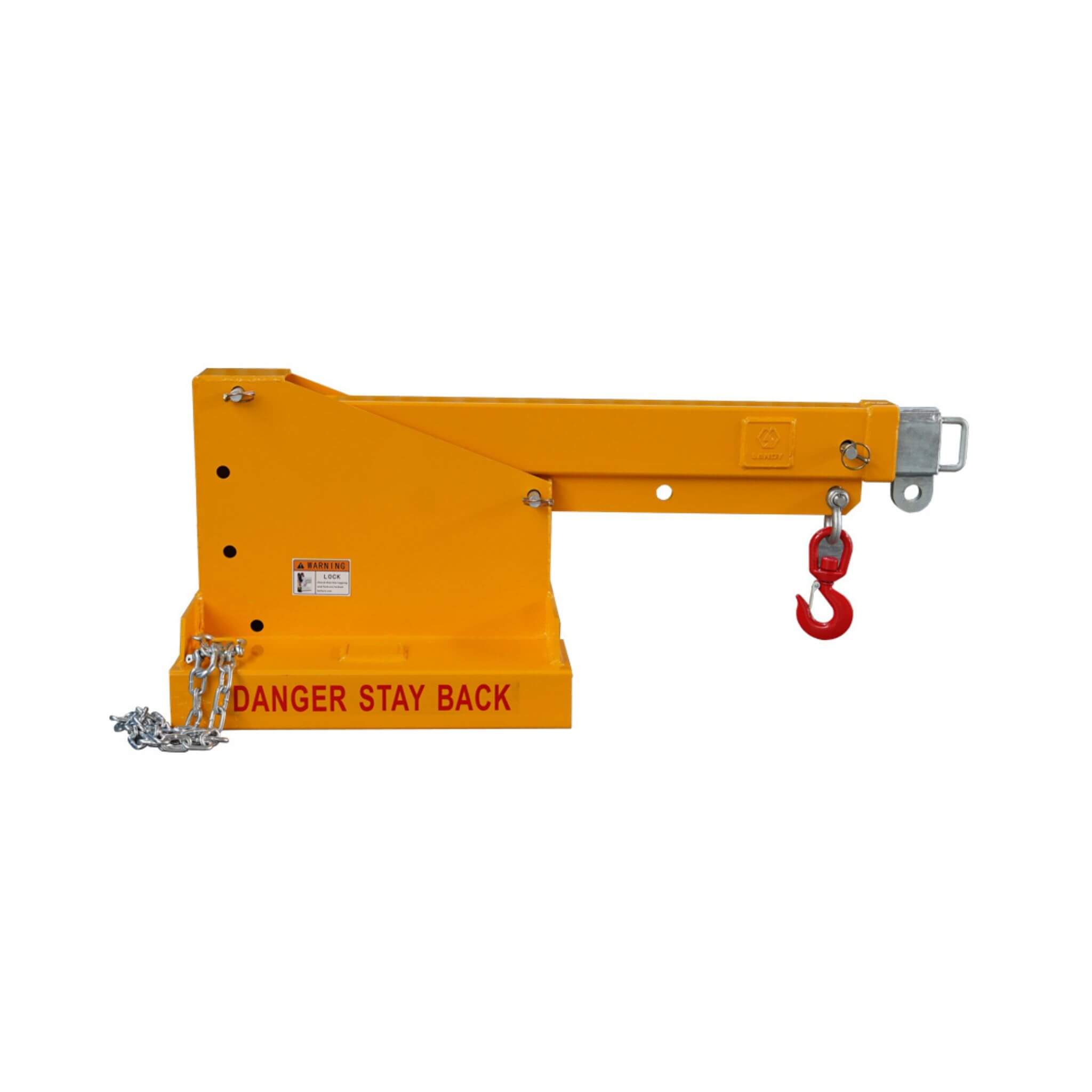 Heavy-Duty 80-Inch 2500KG Fork Mounted Telescopic Jib Boom Forklift Crane (SAK90437) – SAKSBY WHOLESALE, view 5
