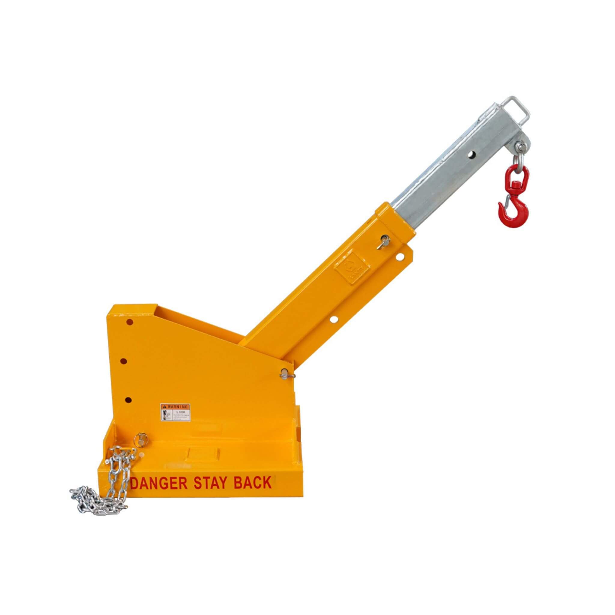 Heavy-Duty 80-Inch 2500KG Fork Mounted Telescopic Jib Boom Forklift Crane (SAK90437) – SAKSBY WHOLESALE