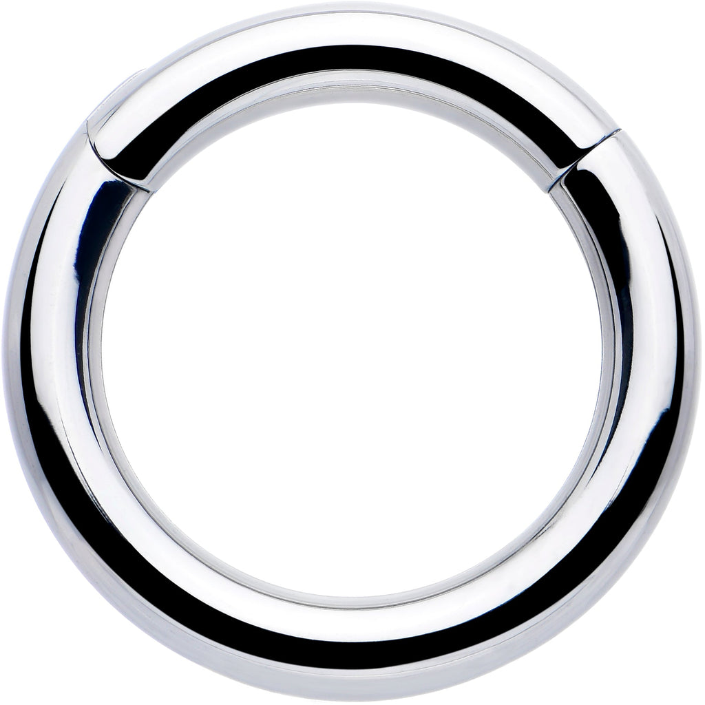 BodyCandy 10G 1/2 316L Surgical Steel Precision Hinged Segment Hoop — main product shot