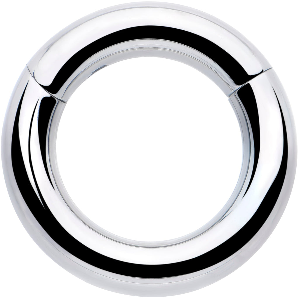 BodyCandy 8G 3/8 316L Surgical Steel Precision Hinged Segment Hoop — main product shot