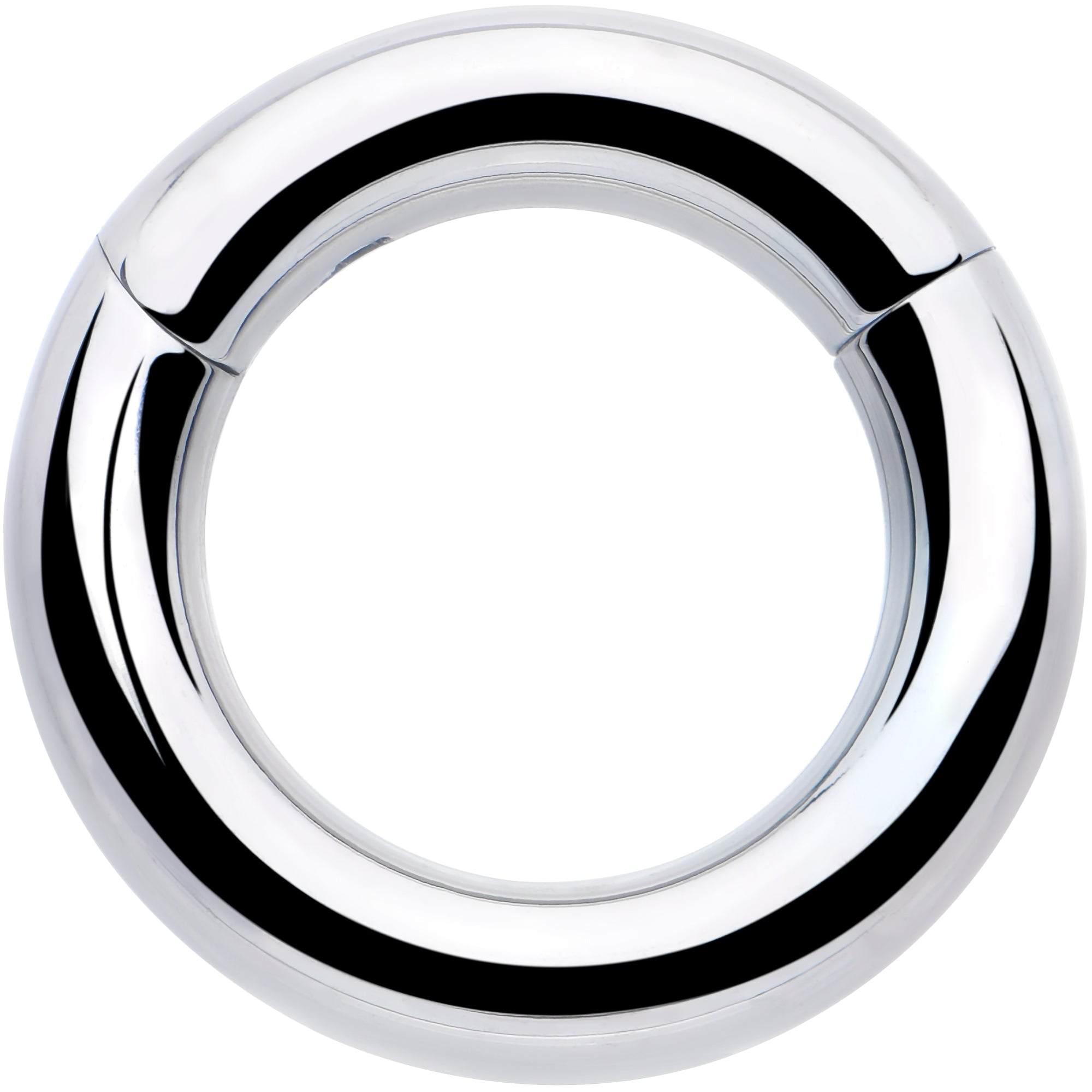 BodyCandy 8G 3/8 316L Surgical Steel Precision Hinged Segment Hoop — main product shot