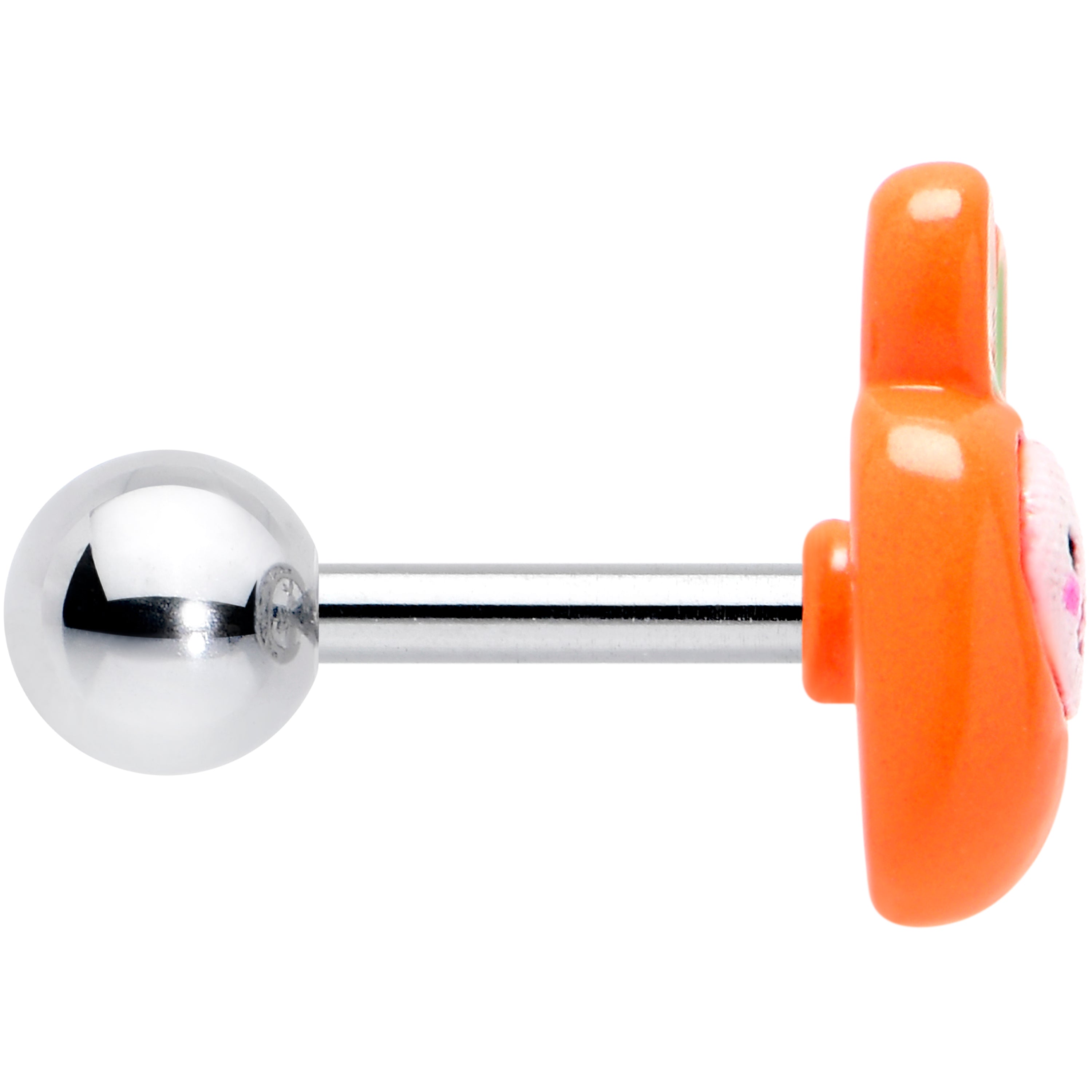 BodyCandy 16G 1/4 Surprise Carrot Easter Bunny Cartilage Tragus Earring — lifestyle context