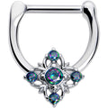 BodyCandy 16G 5/16 Vitrail CZ Gem Beauty Cross Cartilage Clicker — main product shot